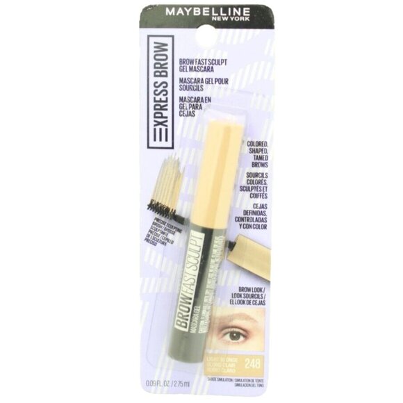 Maybelline Brow Fast Sculpt Gel Mascara 248 Light Blonde 0.09 fl oz New in Box - Picture 1 of 11